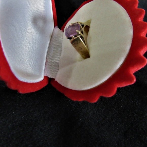 Vintage Amethyst Ring 10K AS IS - Picture 9 of 12